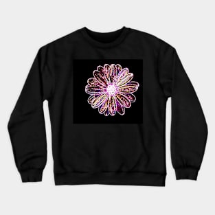 Neon Flower Crewneck Sweatshirt